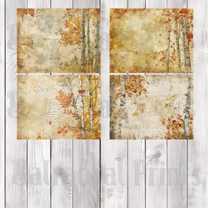 Rustic Forest Whimsy - Journal Paper Set, Junk Journal Pages, Junk Journal Paper, Printable Journal, Scrapbook Paper, Digital Paper