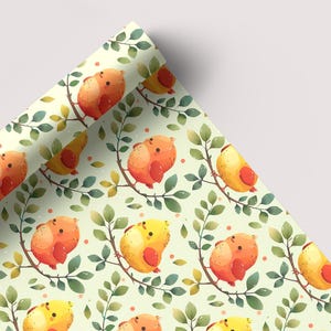 Springtime Birds - Seamless Pattern - Digital Paper - Printable Journal, Scrapbook Paper, Seamless