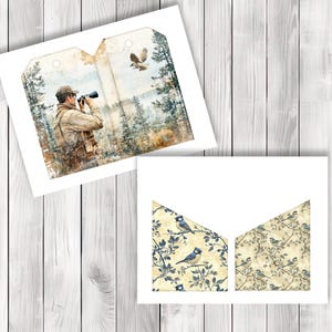Bird Watching Overloaded Tag Kit - Botanical - Loaded Tags | Ephemera Labels | Paper Craft | Junk Journal Images Clip Art | Fussy Cut