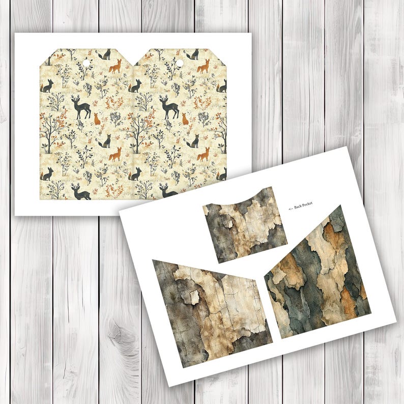 Rustic Woodland Overloaded Tag Kit - Botanical - Loaded Tags | Ephemera Labels | Paper Craft | Junk Journal Images Clip Art | Fussy Cut