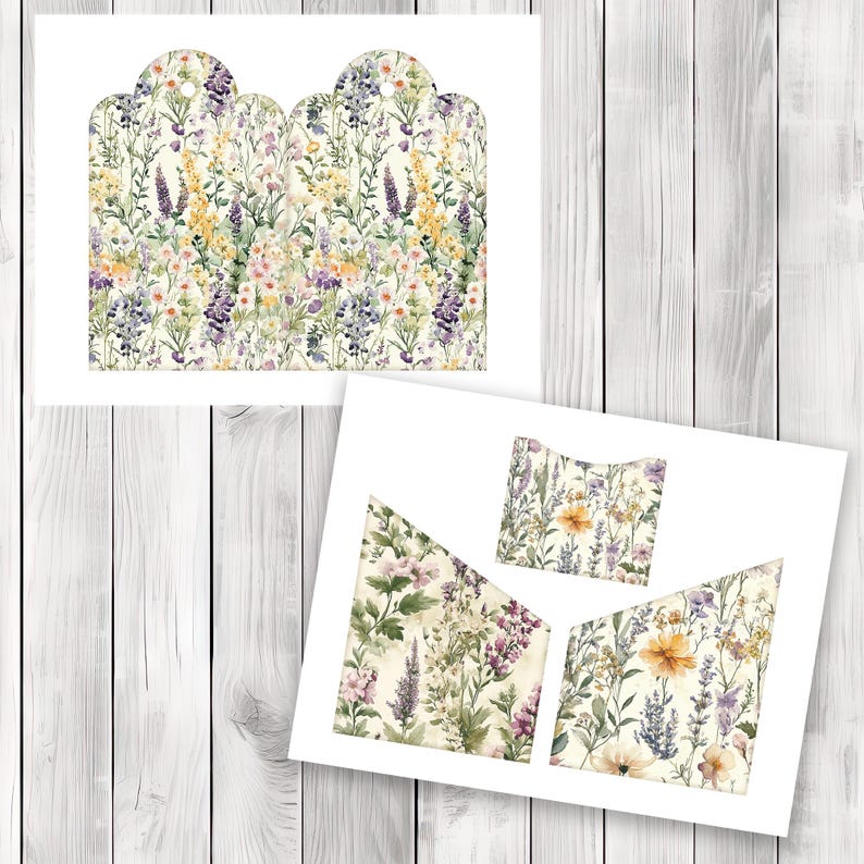 Garden Party Overloaded Tag Kit - Botanical - Loaded Tags | Ephemera Labels | Paper Craft | Junk Journal Images Clip Art | Fussy Cut