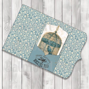 Vintage Birds Folio Kit - Journal Paper Set, Junk Journal Pages, Junk Journal Folio, Printable Journal, Scrapbook Paper, Vintage Birds